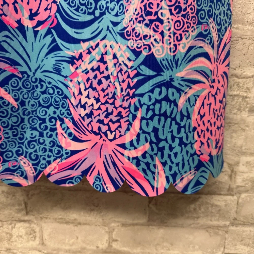 Lilly Pulitzer Sophelia Shift‎ Dress Tropical Girls/Junior sz 16 Scuba Ponte